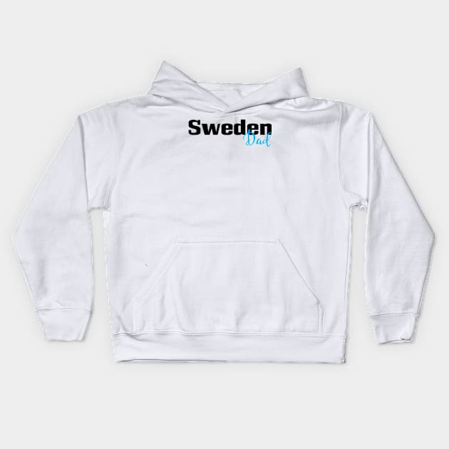 Sweden Dad Kids Hoodie by ProjectX23 Orange